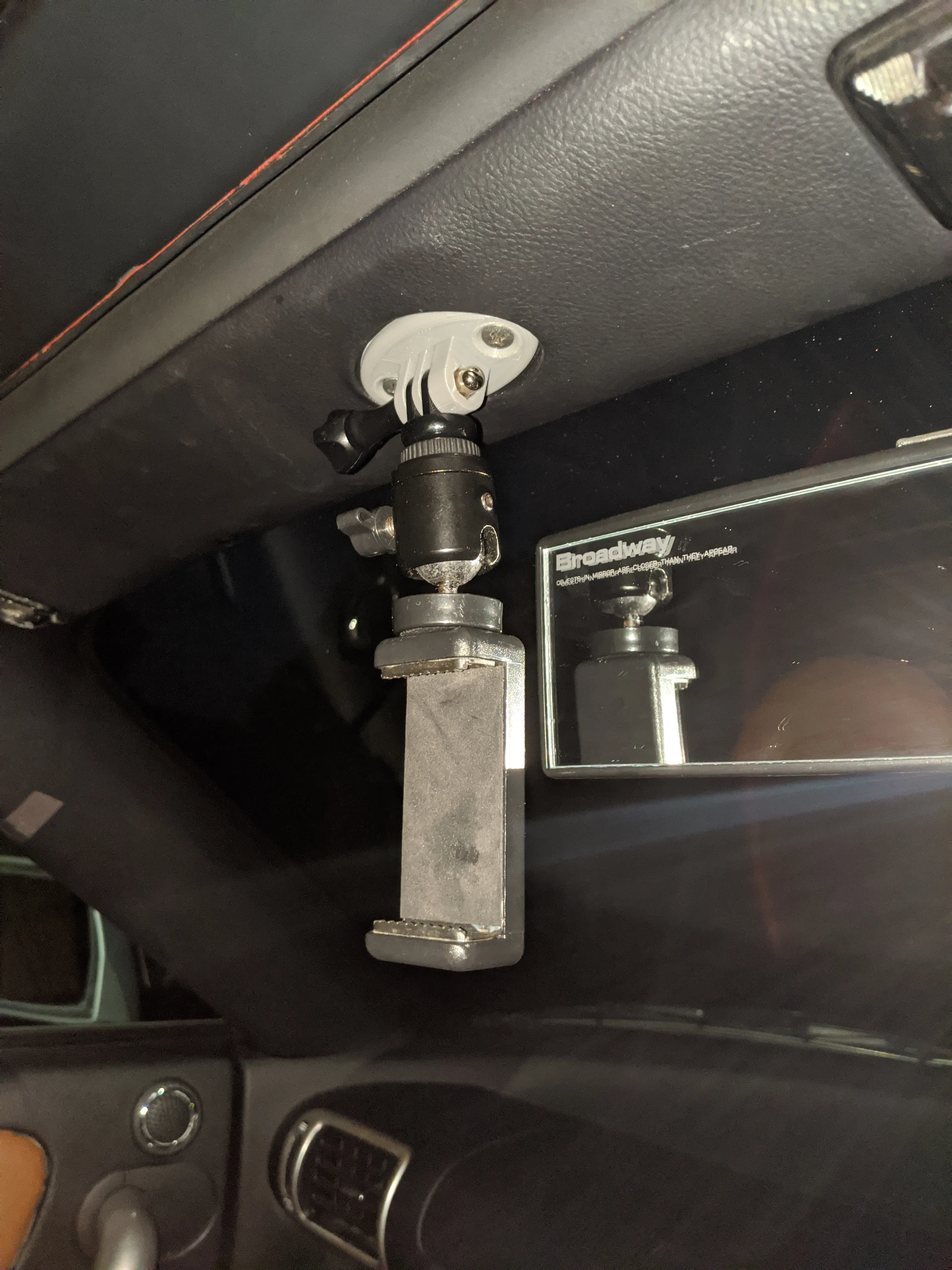 MR-Sにサンバイザーの代わりにGoProのマウントをつける